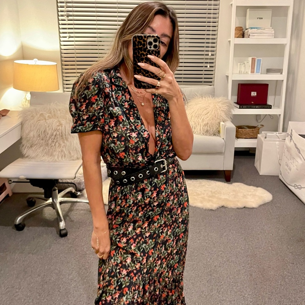 Allen Schwartz floral maxi dress - original price $400